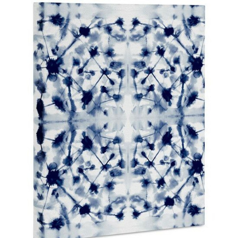 Home Decor * | Best Sale Deny Designs Jacqueline Maldonado Cosmic Connections Blue Art Canvas 16 20 No Color