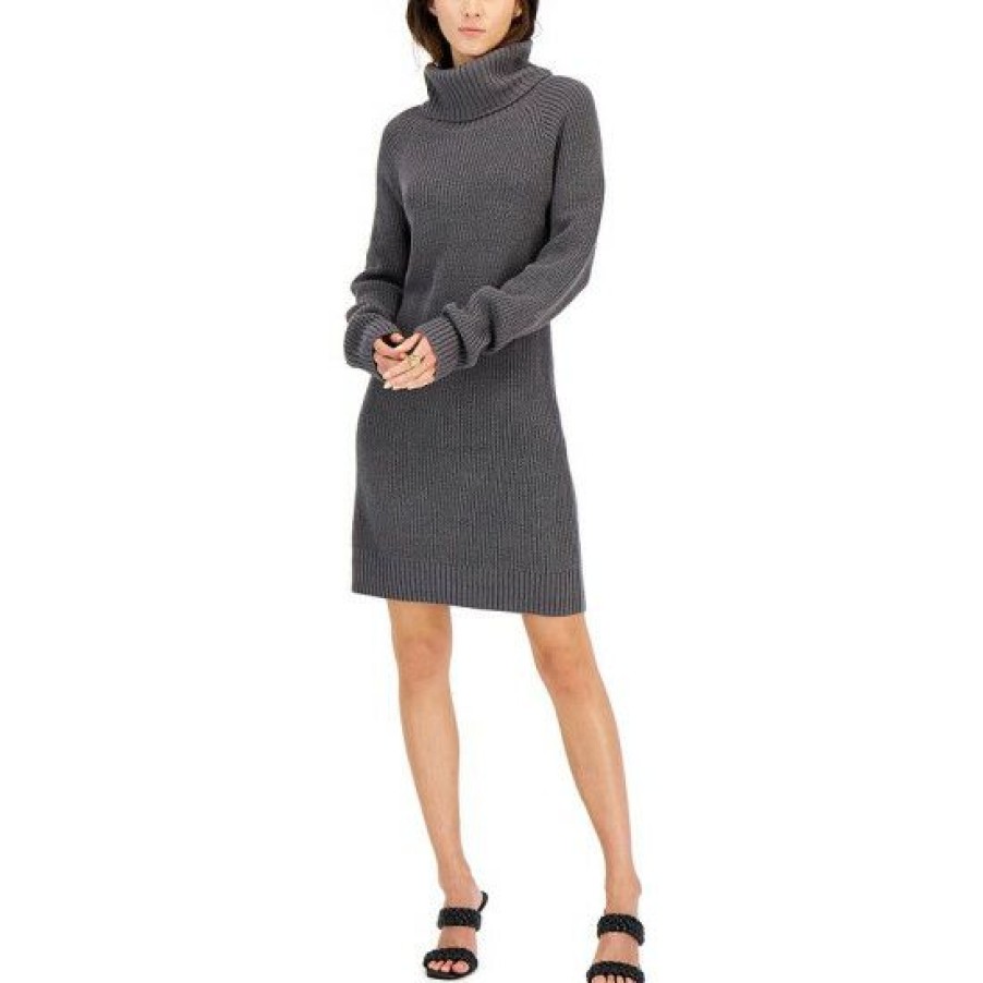 Women * | Deals Inc International Concepts Women'S Turtleneck Sweater Dress, Created For Macy'S