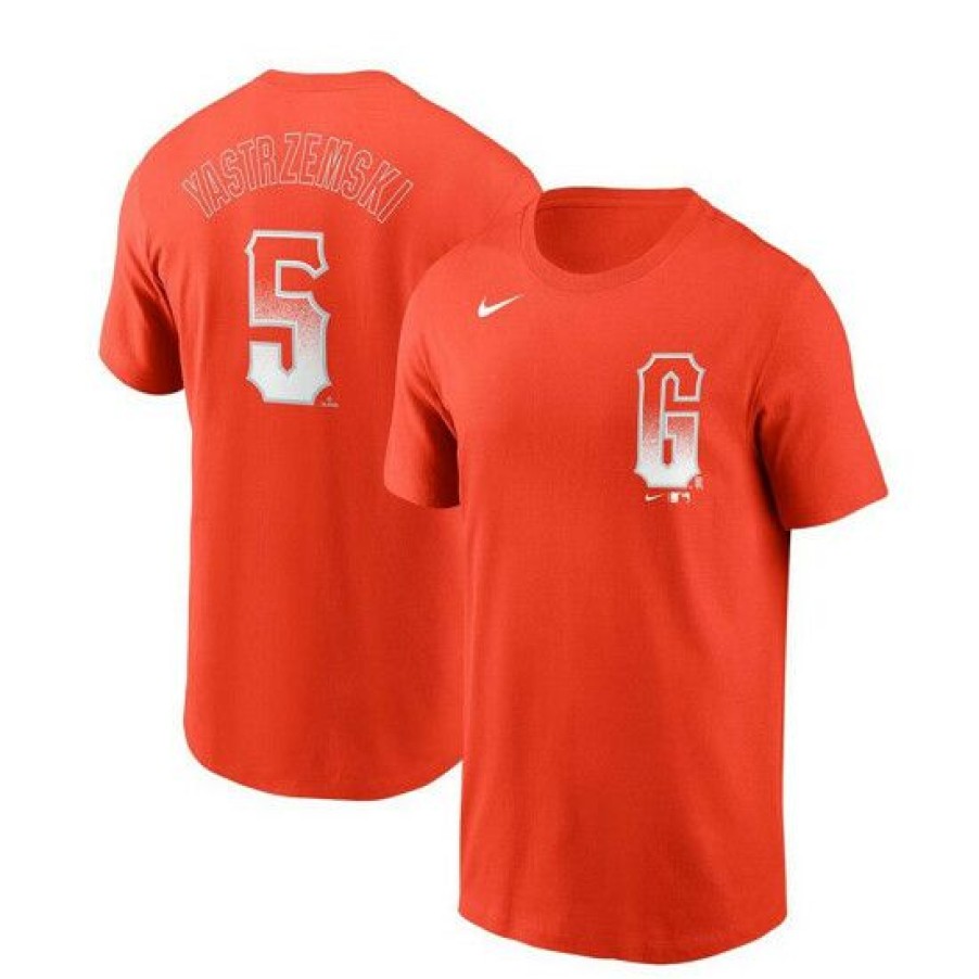 T-Shirt * | Best Pirce Nike Men'S Mike Yastrzemski San Francisco Giants 2021 City Connect Name Number T-Shirt Orange