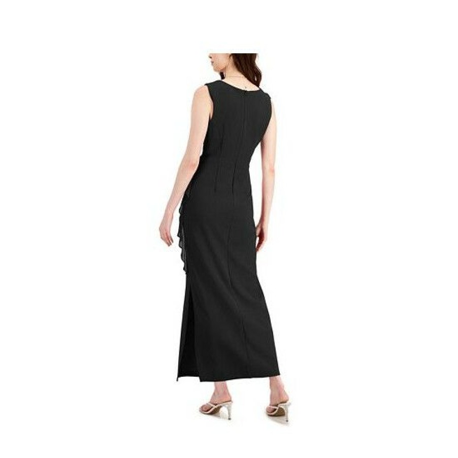 Women * | Brand New Connected Cascading Ruffle Maxi Dress