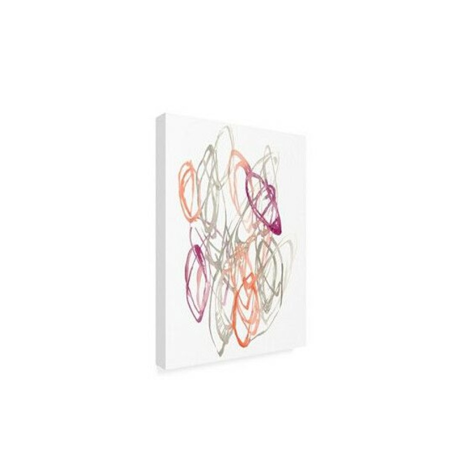 Home Decor * | Cheap Trademark Global Jennifer Goldberger Connected Orbits I Canvas Art 19.5 X 26 Multi