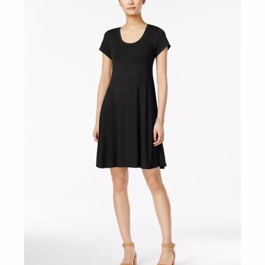 Women * | Coupon Style & Co Women'S Short-Sleeve A-Line Dress, Created For Macy'S