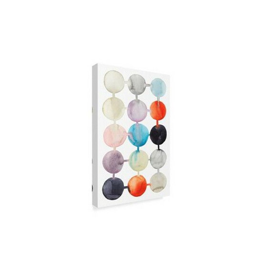 Home Decor * | Outlet Trademark Global Grace Popp Connect The Dots I Canvas Art 15 X 20 Multi