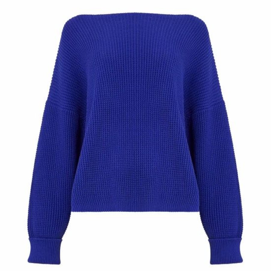 Women * | Buy French Connection Millie Mozart Cotton Waffle-Knit Sweater