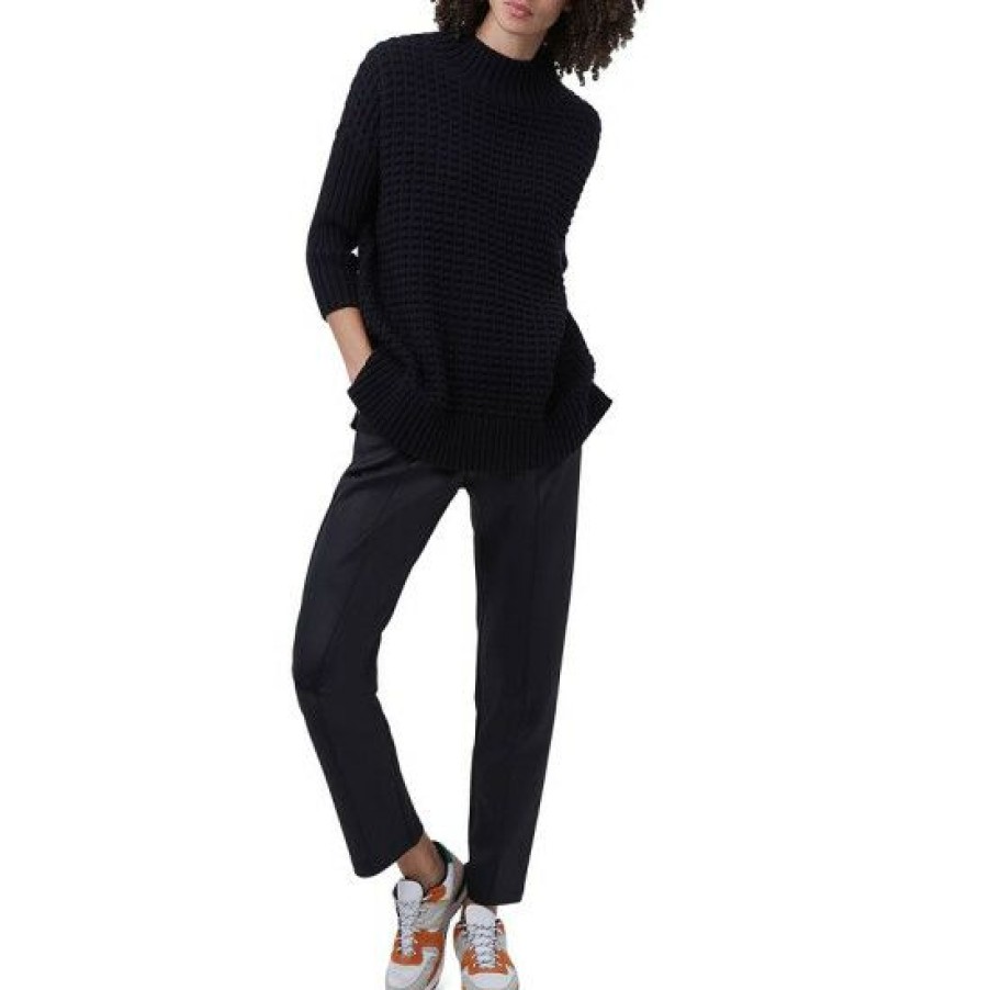 Women * | New French Connection Mozart Cotton Popcorn Sweater