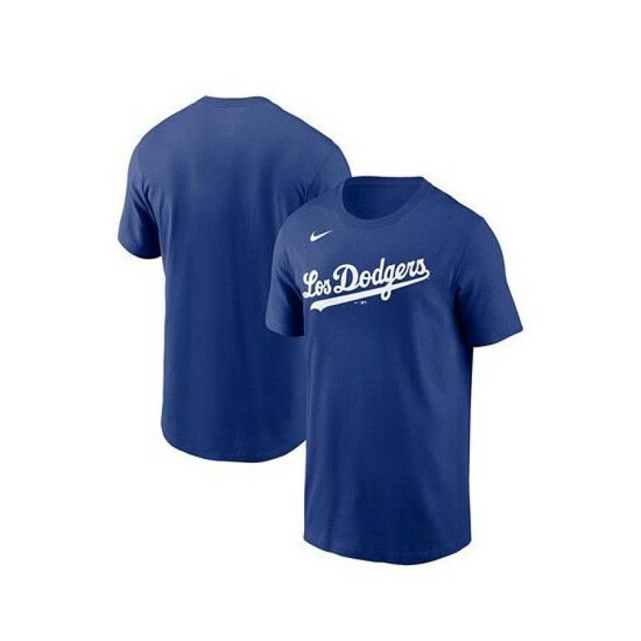 T-Shirt * | Best Pirce Nike Men'S Los Angeles Dodgers 2021 City Connect Wordmark T-Shirt Royal