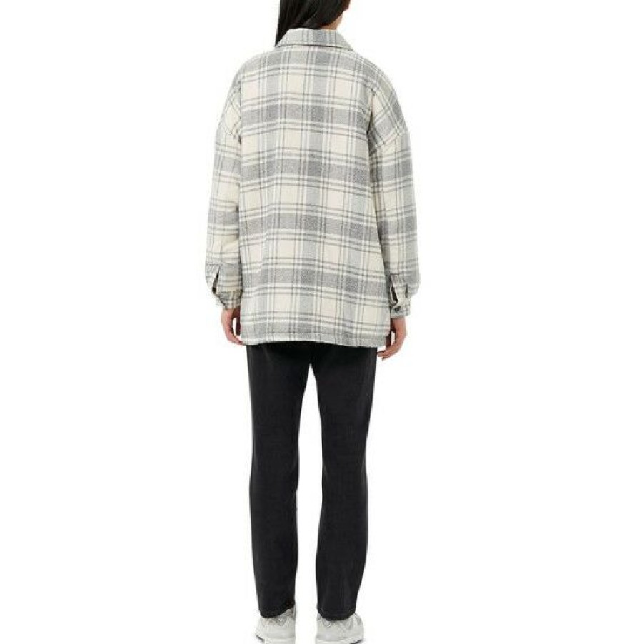 Women * | Deals French Connection Women'S Caty Checked Shirt Jacket Multi