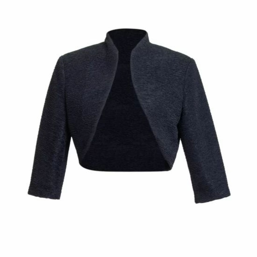 Women * | Cheapest Connected Bolero Jacket Black