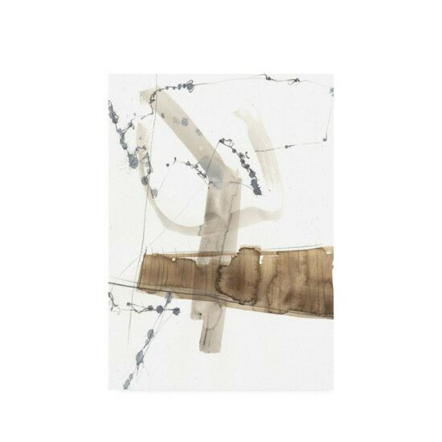 Home Decor * | Top 10 Trademark Global Jennifer Goldberger Umber Connection Ii Canvas Art 36.5 X 48 Multi