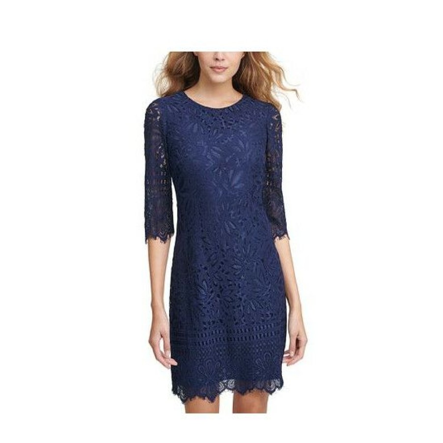 Women * | Cheap Kensie Lace Sheath Dress