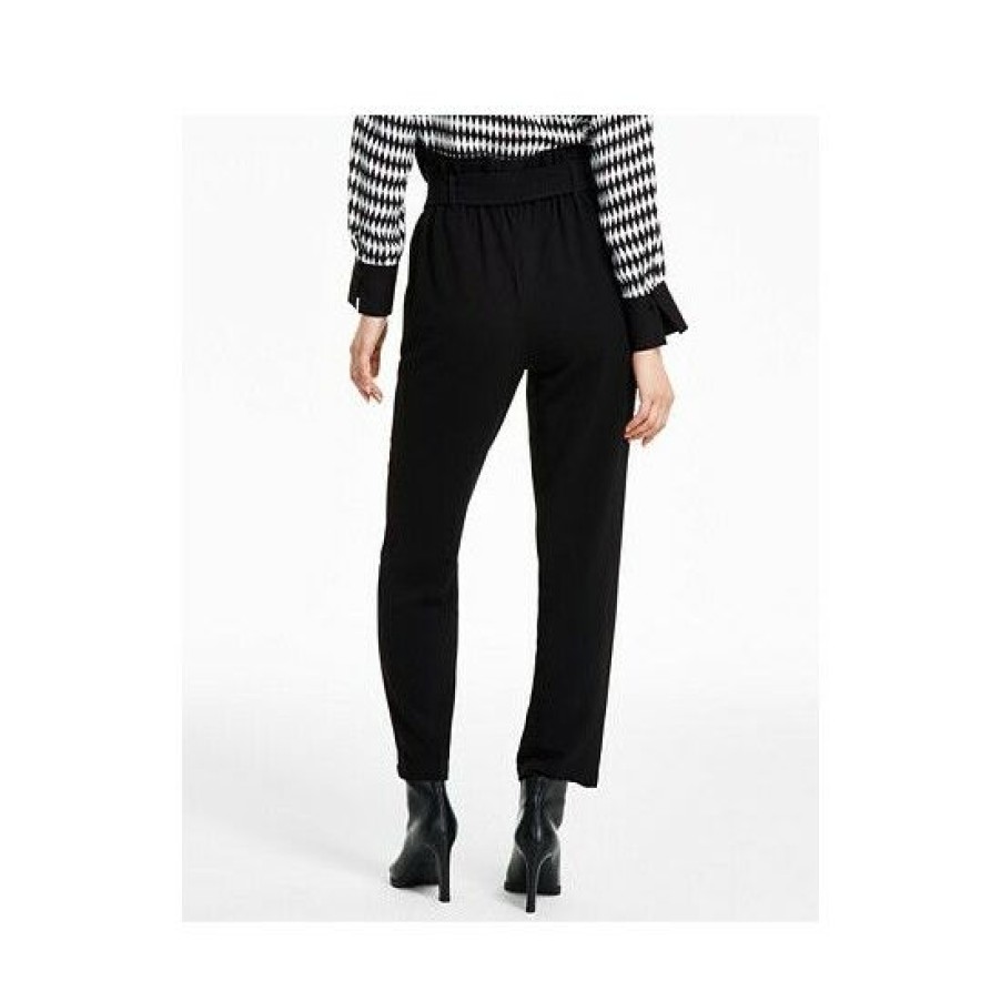 Women * | Best Pirce Bar Iii Women'S Textured Crepe Tie-Waist Pants, Created For Macy'S